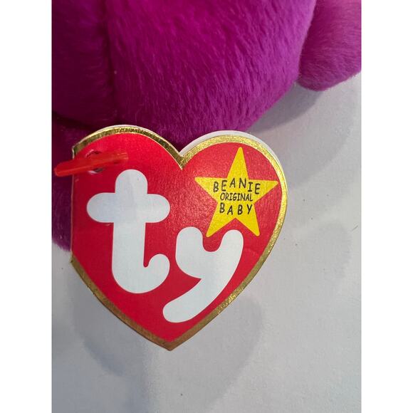 TY Beanie Baby Millennium Millenium Bear 1999 Retired With Tag Errors - Picture 8 of 12